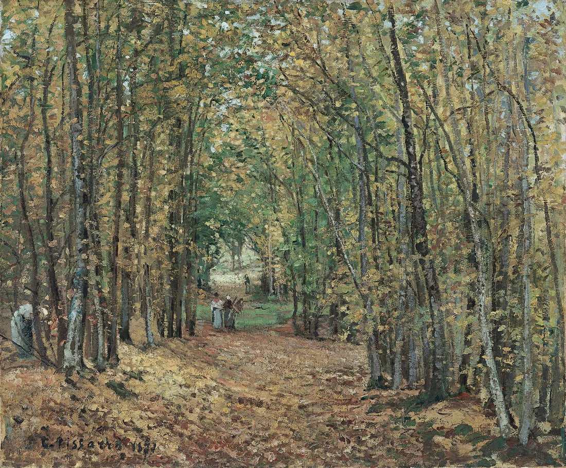 Kävely Marlyn puistossa - Camille Pissarro