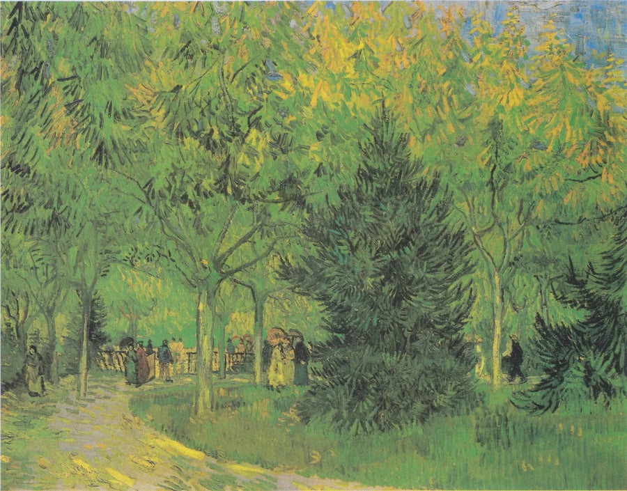 Arlesin kaupunginpuiston käytävä - Vincent van Gogh