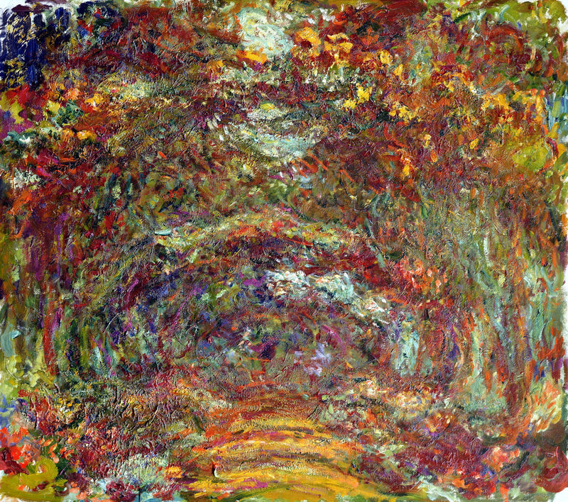The Rose Alley, Giverny - Claude Monet