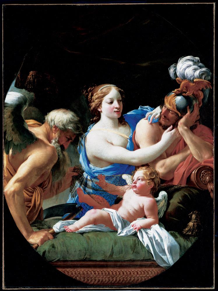 allegoria Venus, Cupido ja Kronos - Simon Vouet