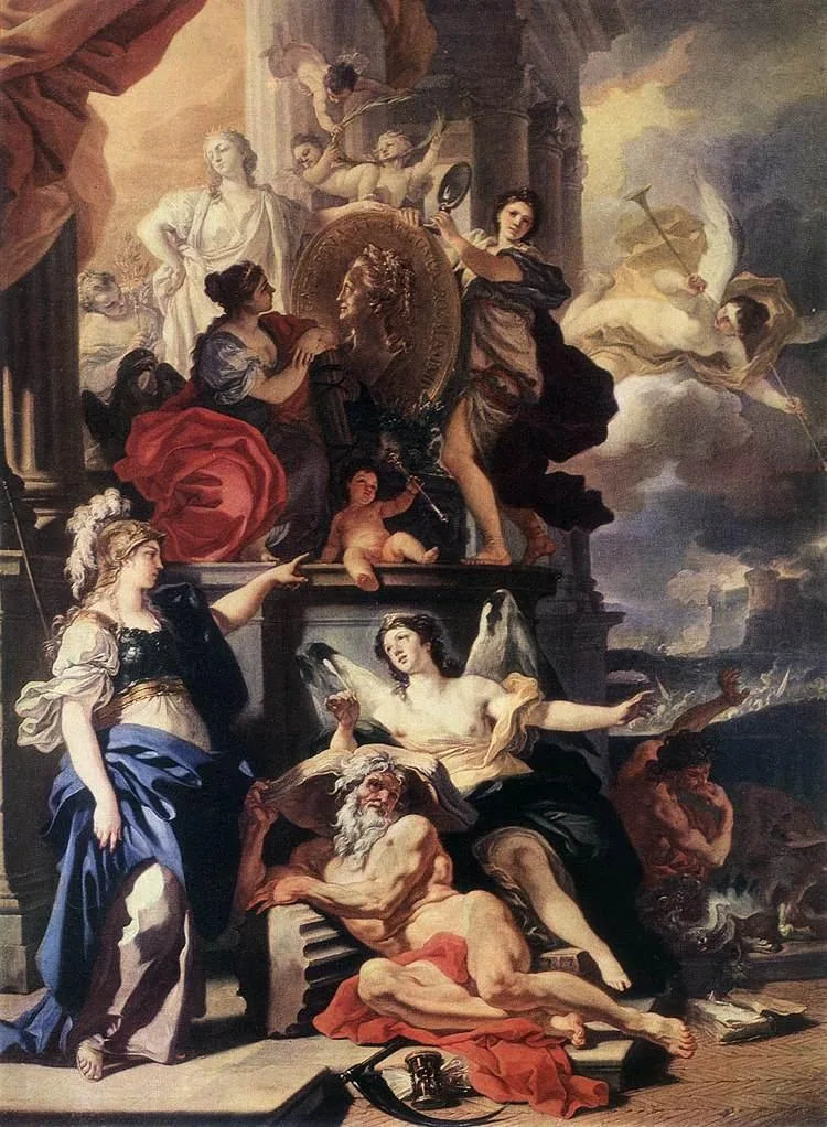 Allegoriaa valtakunnasta - Francesco Solimena