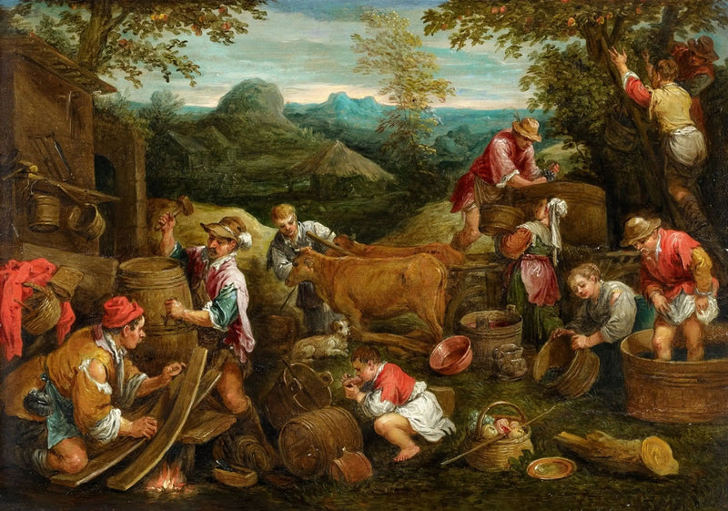 Syksyn allegoria - David Teniers nuorempi