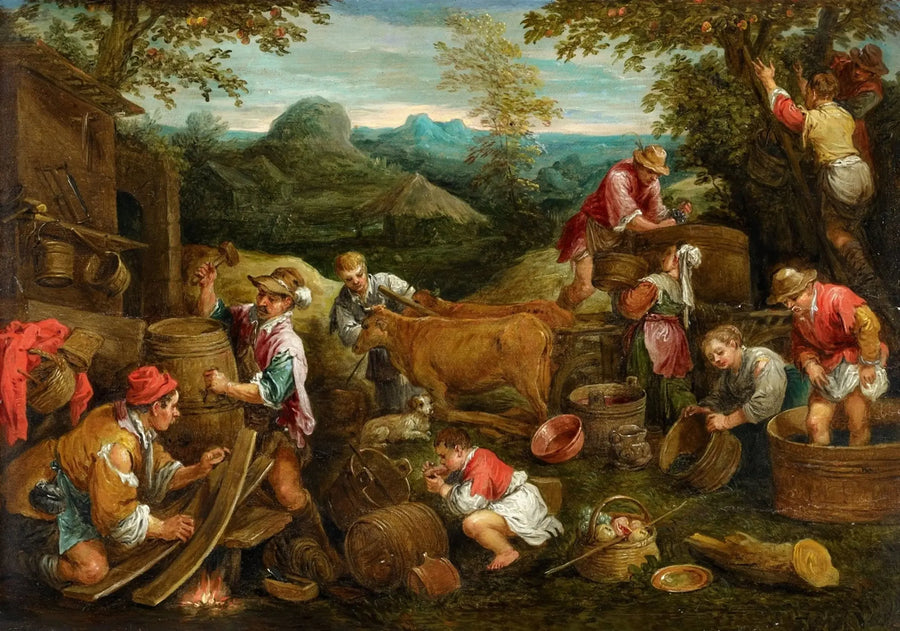 Syksyn allegoria - David Teniers nuorempi
