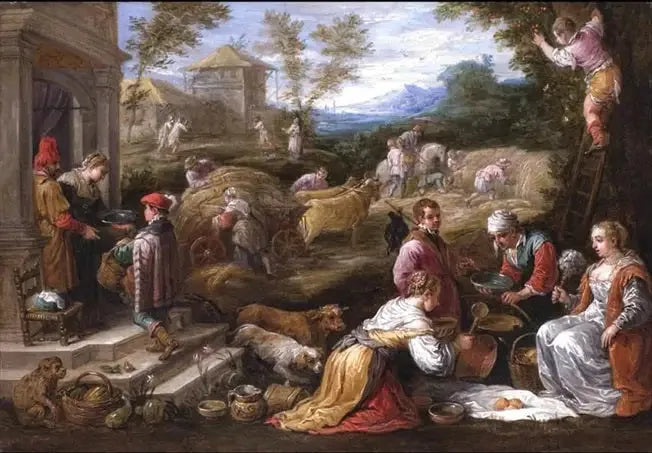 Kesän allegoria - David Teniers nuorempi