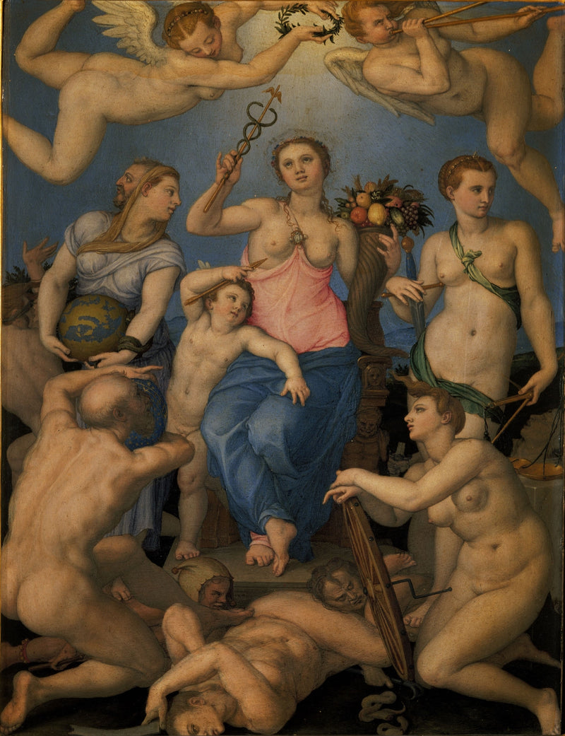 Onnellisuuden allegoria - Bronzino