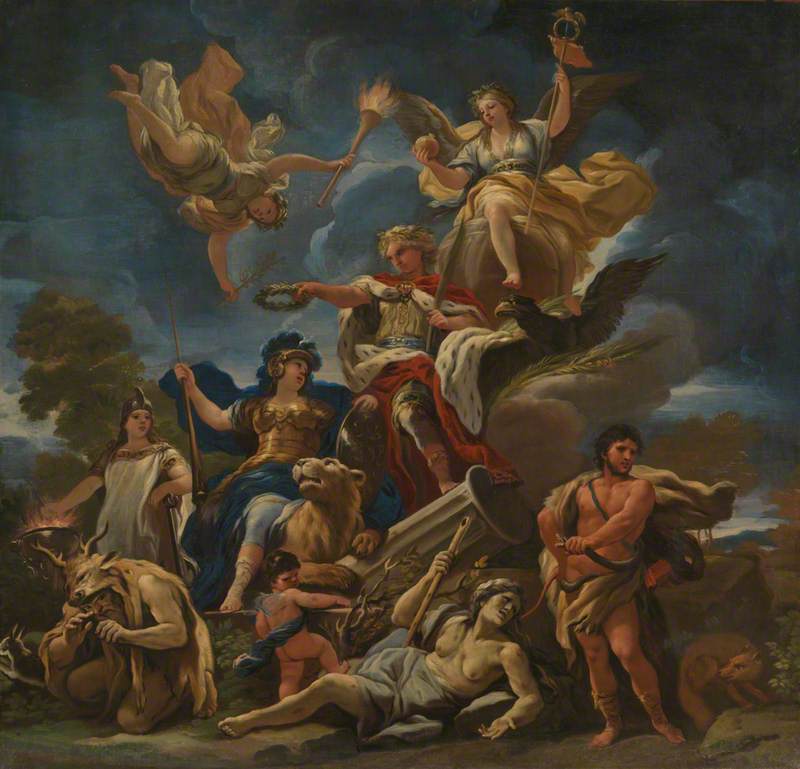 Voiman allegoria - Luca Giordano