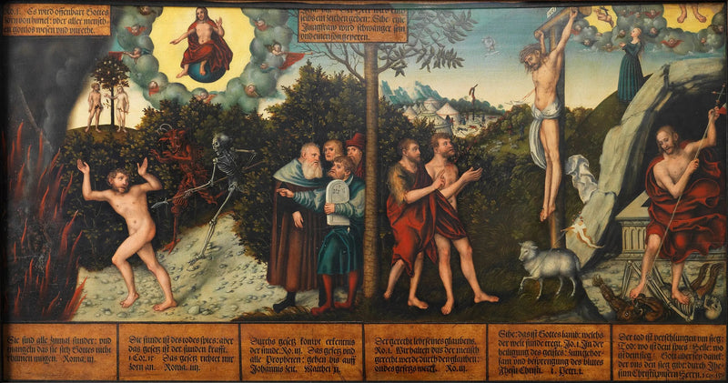 Lain ja armon allegoria - Lucas Cranach vanhempi