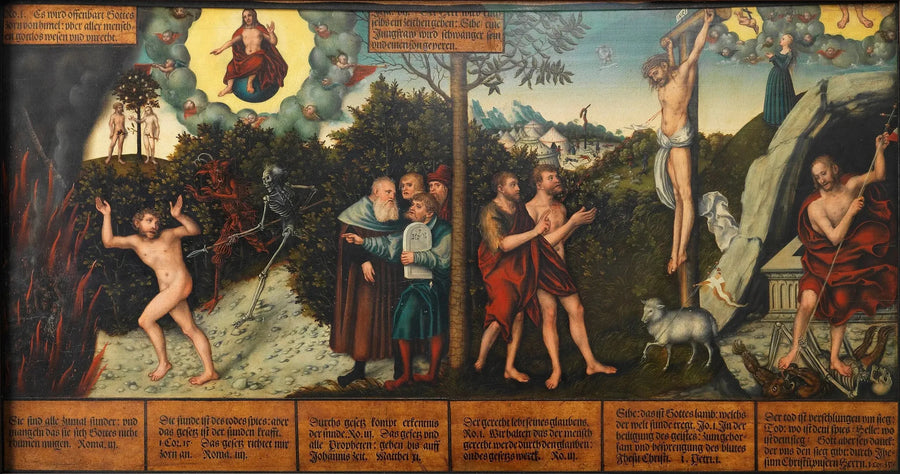 Lain ja armon allegoria - Lucas Cranach vanhempi