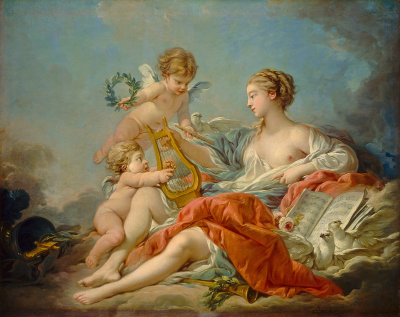 Musiikin allegoria - François Boucher