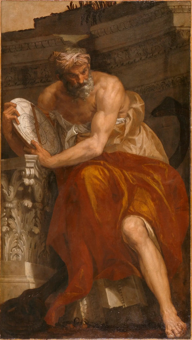 Navigaation allegoria astrolabilla: Ptolemaios - Paul Véronèse