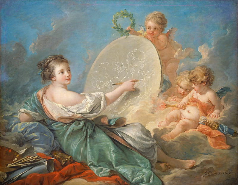 Maalauksen allegoria - François Boucher