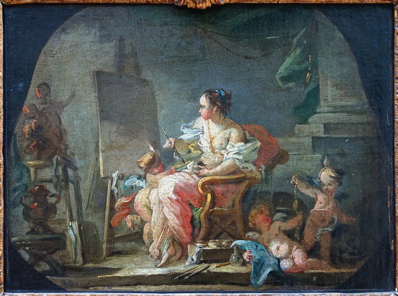 Maalauksen allegoria - François Boucher