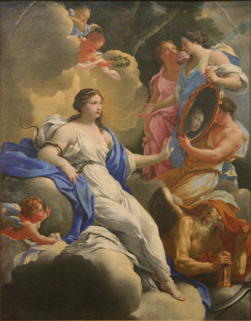 Älykkään varovaisuuden allegoria. - Simon Vouet