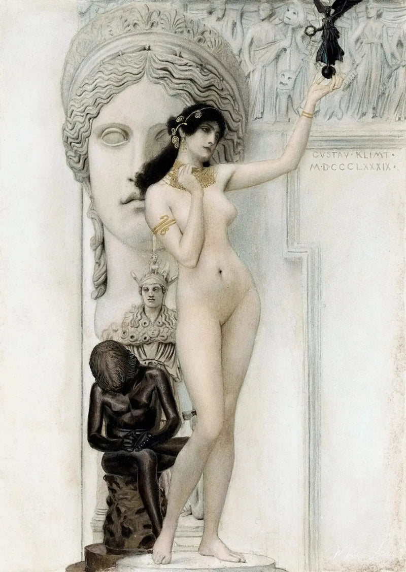 Veistoksen allegoria - Gustav Klimt