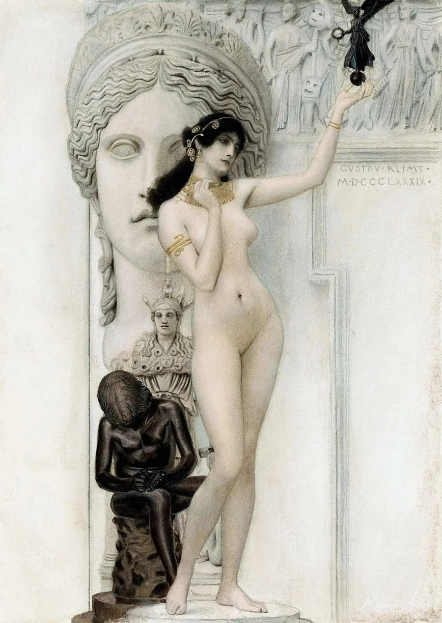 Veistoksen allegoria - Gustav Klimt