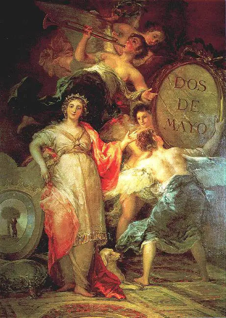 Madridin kaupungin allegoria - Francisco de Goya