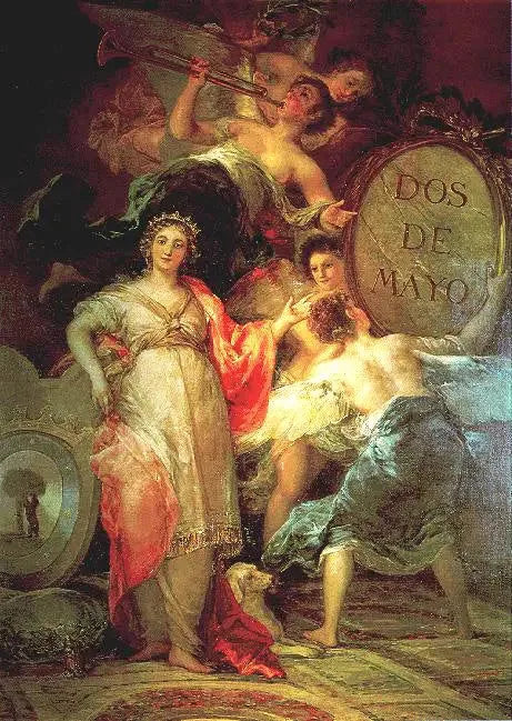 Madridin kaupungin allegoria - Francisco de Goya