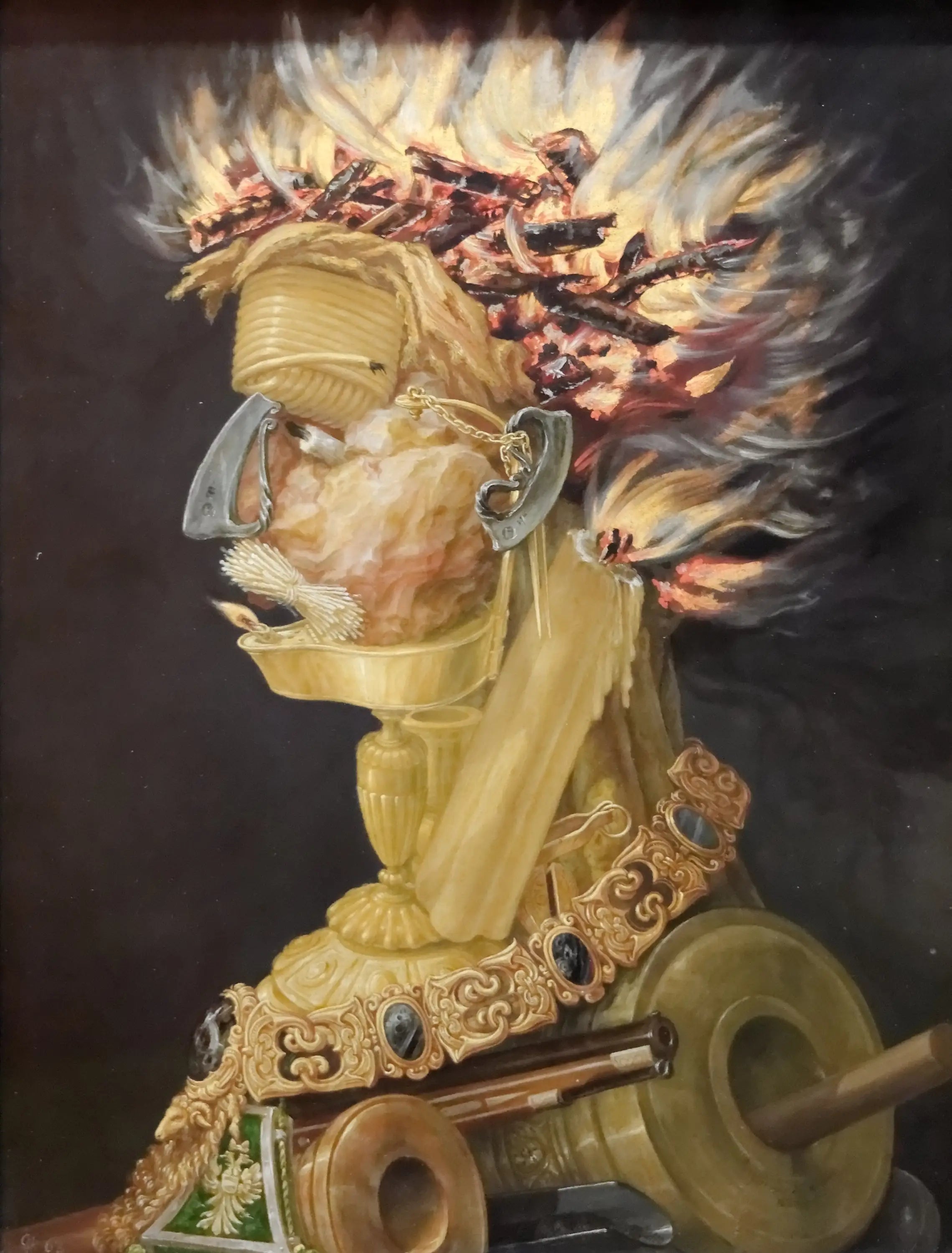 Allégorie du feu - Giuseppe Arcimboldo - Alpha Reproduction