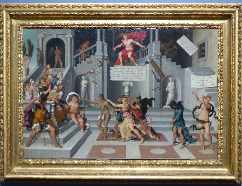 Onnen hallituksen allegoria - Giovanni Battista Moroni