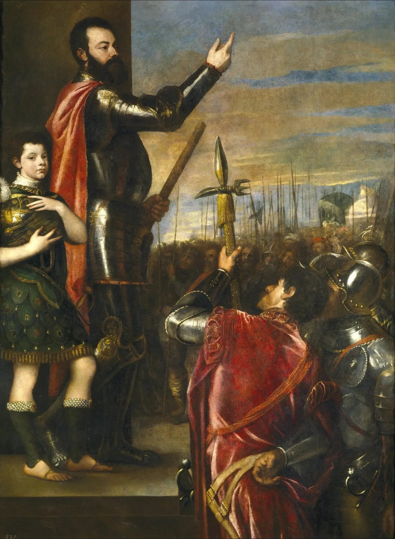 Alphonse d'Avalosin puheenvuoro - Titian