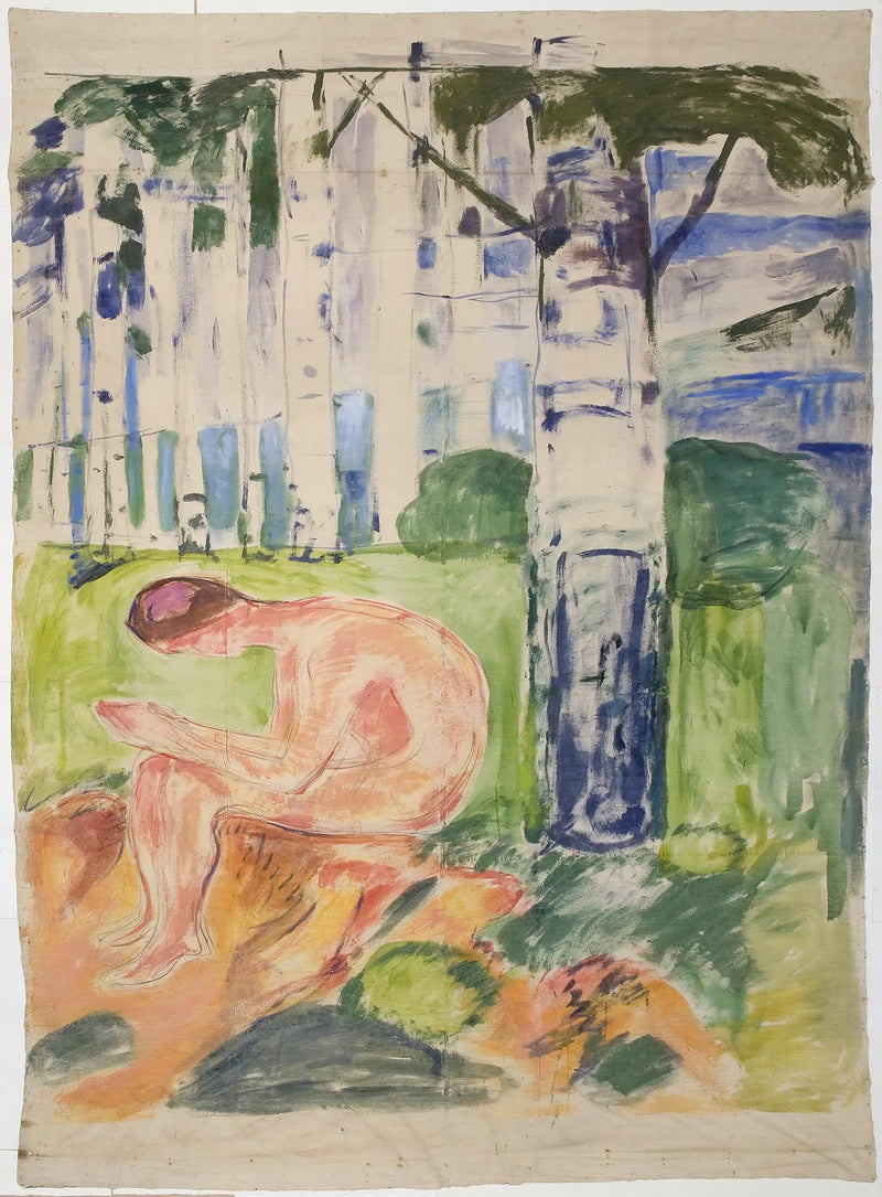Alma Mater: nuori istuva - Edvard Munch