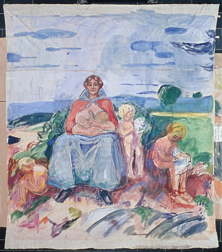 Alma Mater: keskiosa - Edvard Munch
