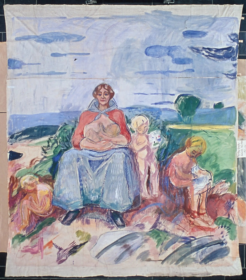 Alma Mater: keskiosa - Edvard Munch