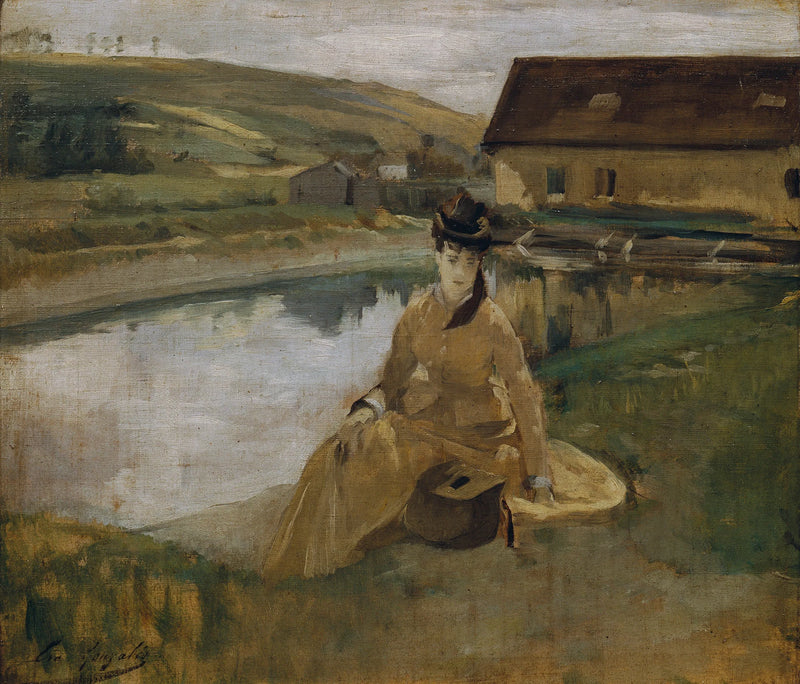 Am Wasser (Veteen) - Eva Gonzalès