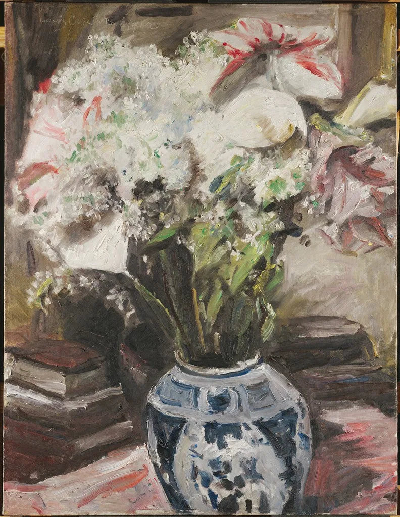 Amaryllis, kallat ja syreenit - Lovis Corinth