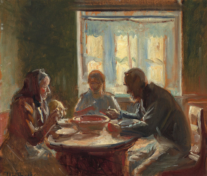 Aamun tunnelmaa. -Michael Peter Ancher