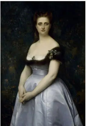 Amélia Césarée Carette - Alexandre Cabanel image 1 reproduction de peinture à l’huile
