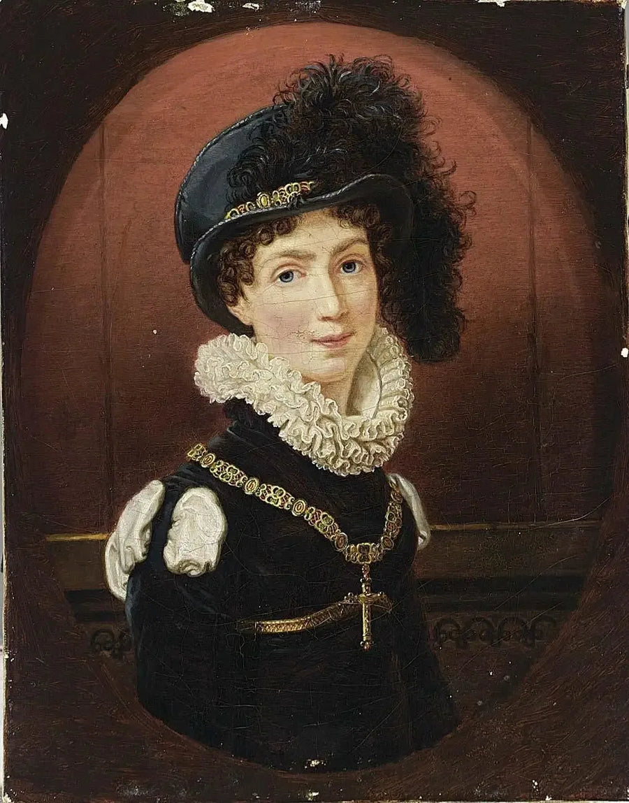 Amélie de Leuchtenberg, tuleva Brasilian keisarinna (1812-1873) - Joseph Karl Stieler