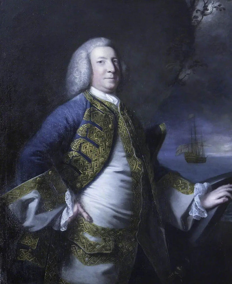 Amiraali Sir George Anson, baron Anson de Soberton (1697-1762) - Joshua Reynolds