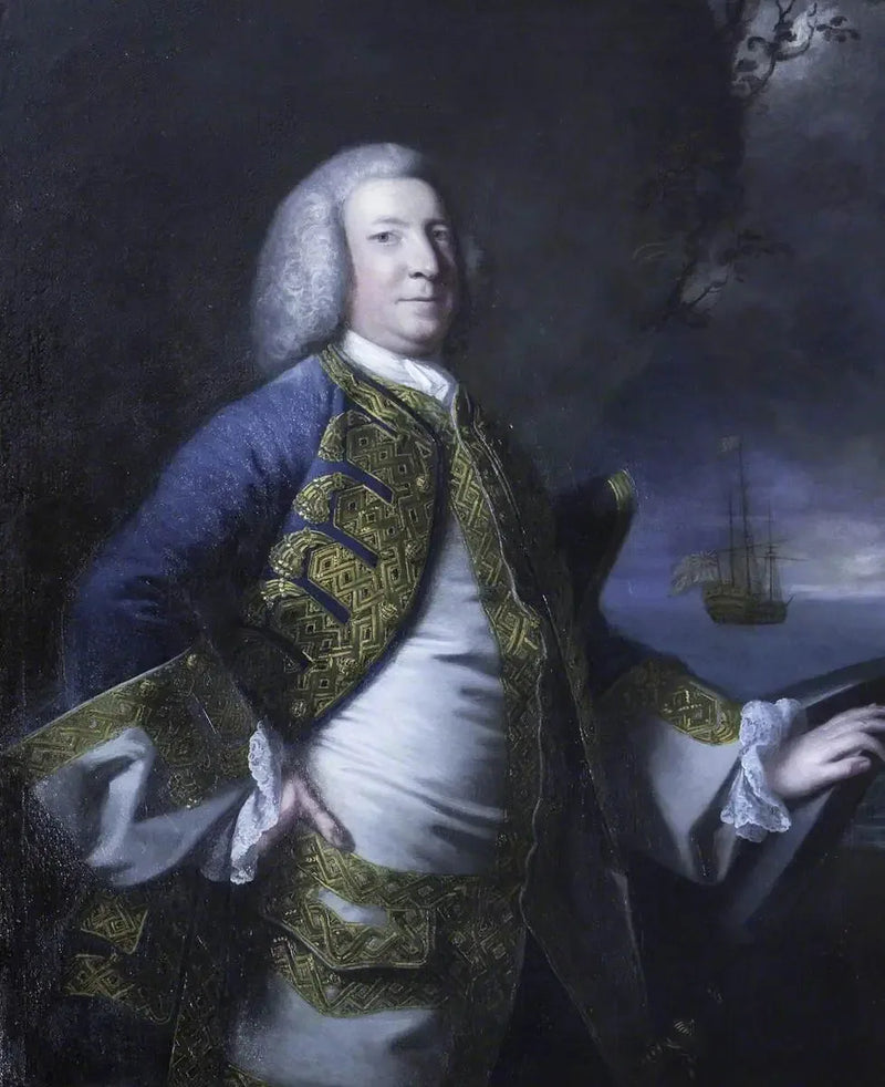 Amiraali Sir George Anson, baron Anson de Soberton (1697-1762) - Joshua Reynolds