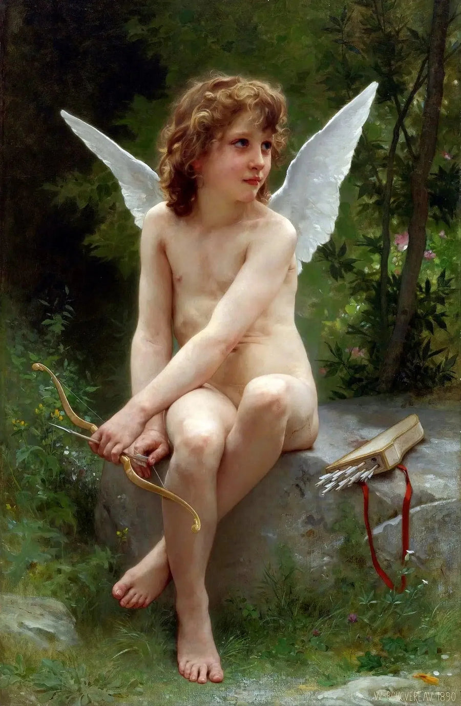 Rakkaus väijyssä - Bouguereau