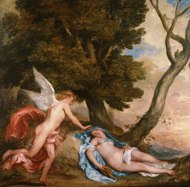 Rakkaus ja Psyche - Antoine van Dyck