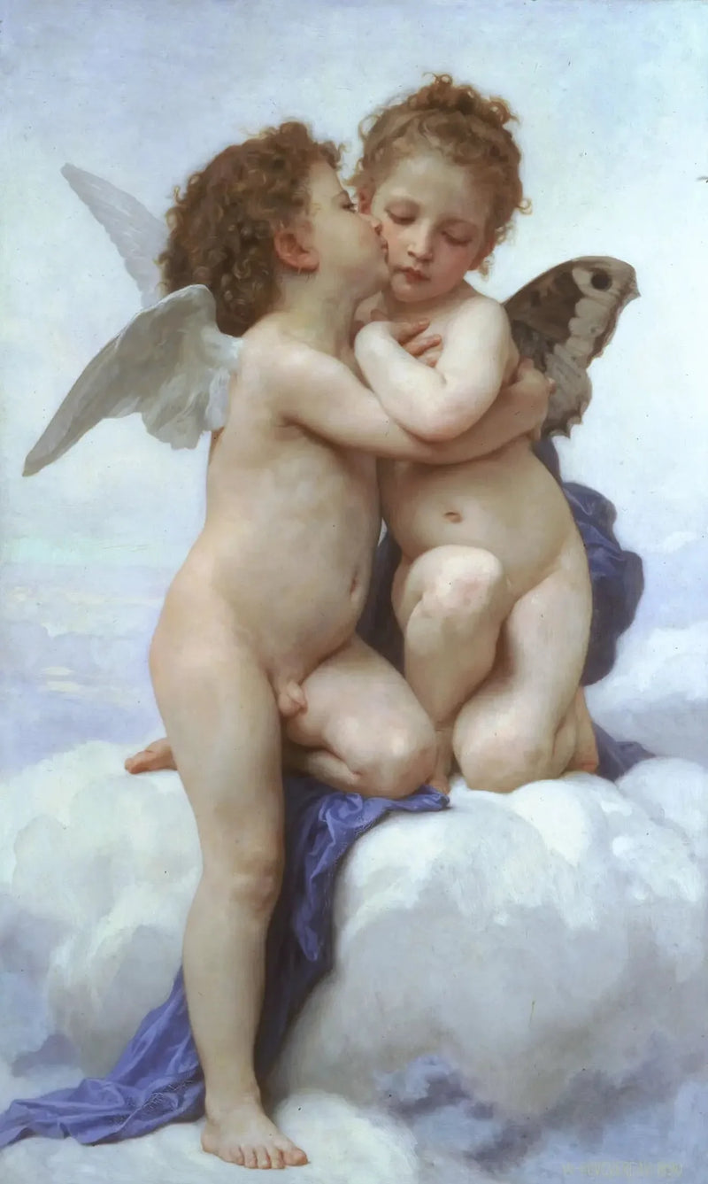 Rakkaus ja Psykhe, lapset - Bouguereau