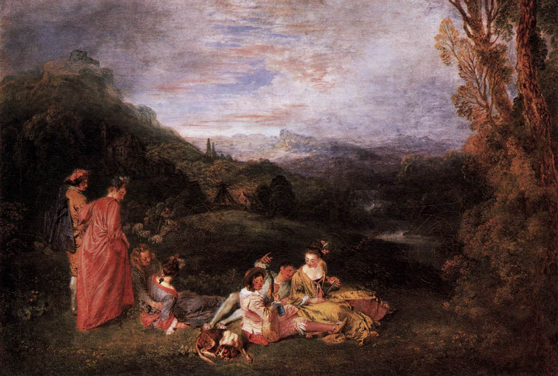 Rauhallinen rakkaus - Antoine Watteau