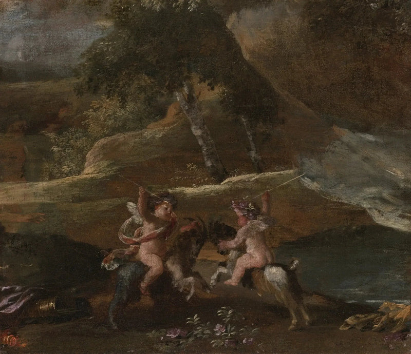 Rakkaudet vuohien selässä - Nicolas Poussin