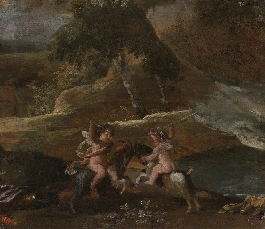 Rakkaudet vuohien selässä - Nicolas Poussin
