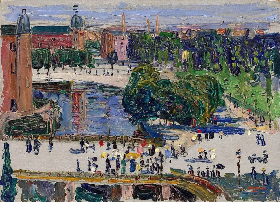 Amsterdam—Vue de la Fenêtre - Vassily Kandinsky image 1 reproduction de peinture à l’huile