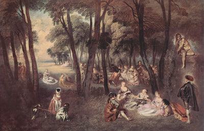 Amusements Champêtres - Antoine Watteau - Alpha Reproduction