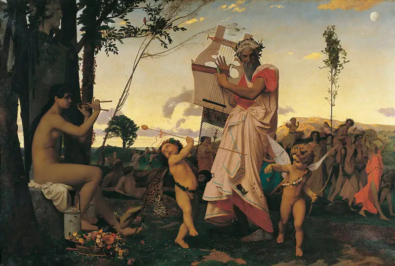 Anacréon, Bacchus ja Rakkaus - Jean-Léon Gérôme
