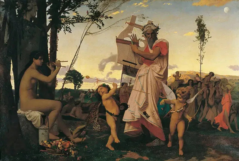 Anacréon, Bacchus ja Rakkaus - Jean-Léon Gérôme