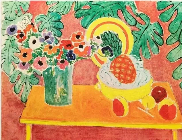 Ananas ja anemonit - Henri Matisse