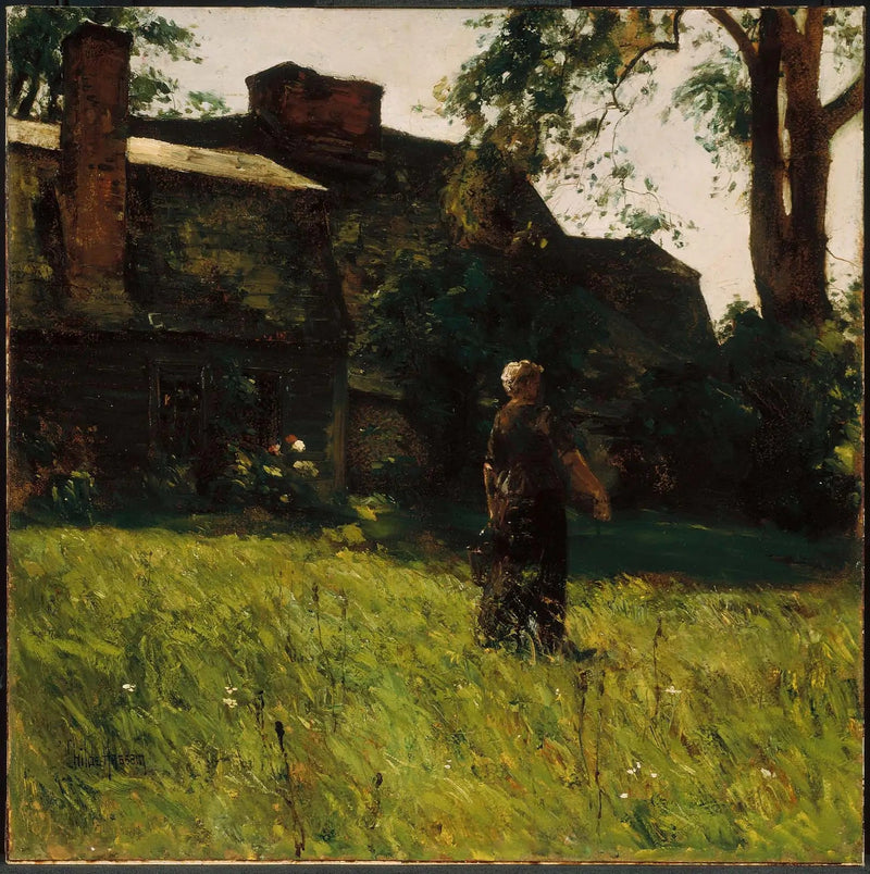 Vanha Fairbanksin talo, Dedham, Massachusetts - Childe Hassam