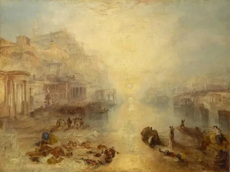 Muinainen Italia - Ovidius karkotettuna Roomasta - J. M. W. Turner
