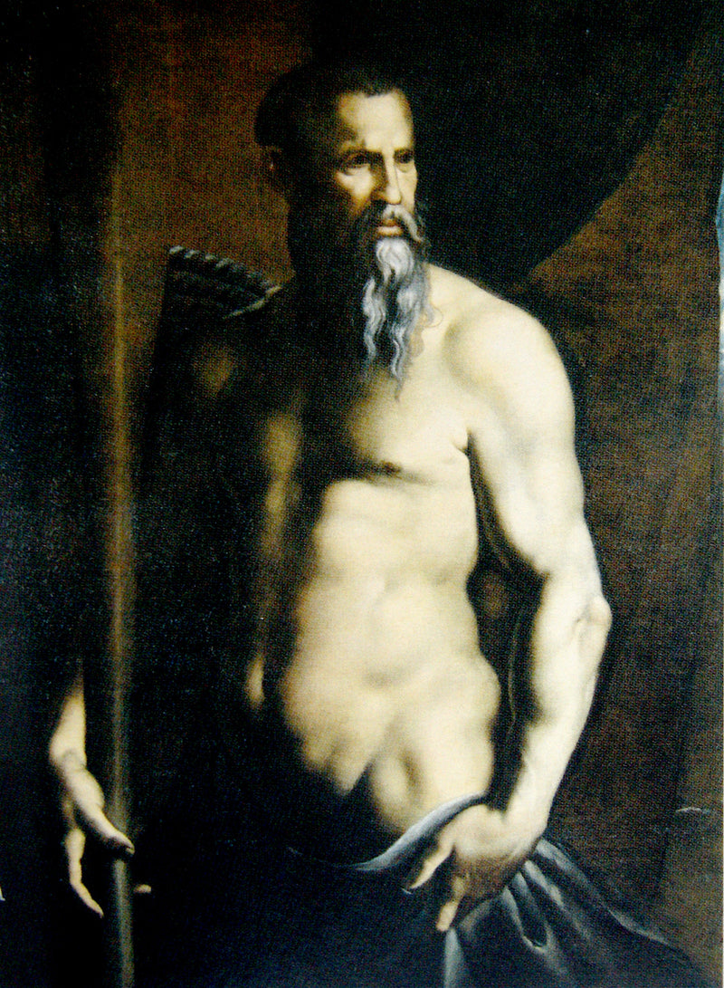 Andrea Doria roolissa Neptunus - Bronzino