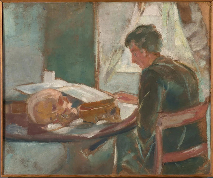 Andreas Munch anatomian opiskelija - Edvard Munch