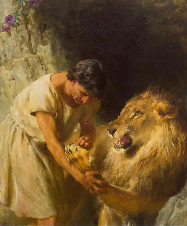 Androklés ja leijona - Briton Rivière